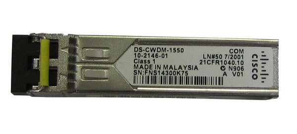 Cisco DS-CWDM-1550 1/2-Gbps 1550Nm SFP Wired Transceiver Module