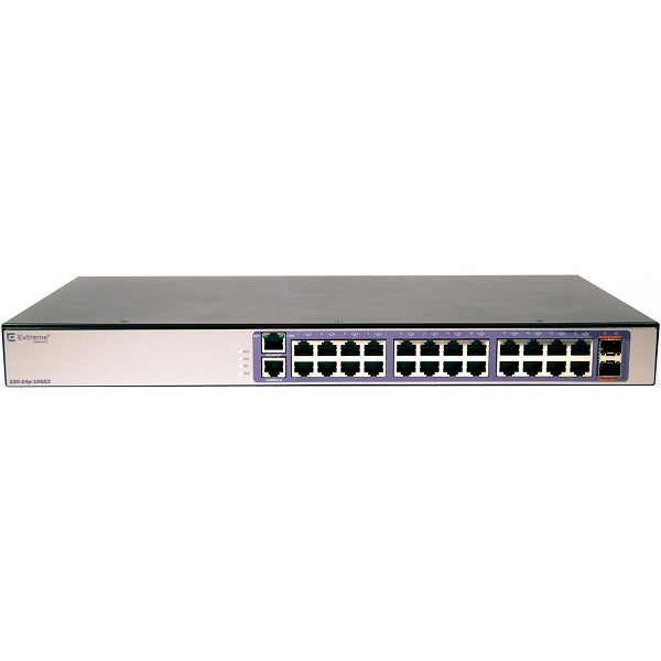Extreme Networks 220-24P-10GE2 ExtremeSwitching 220 24-Port Managed 1U Rack Mount Switch