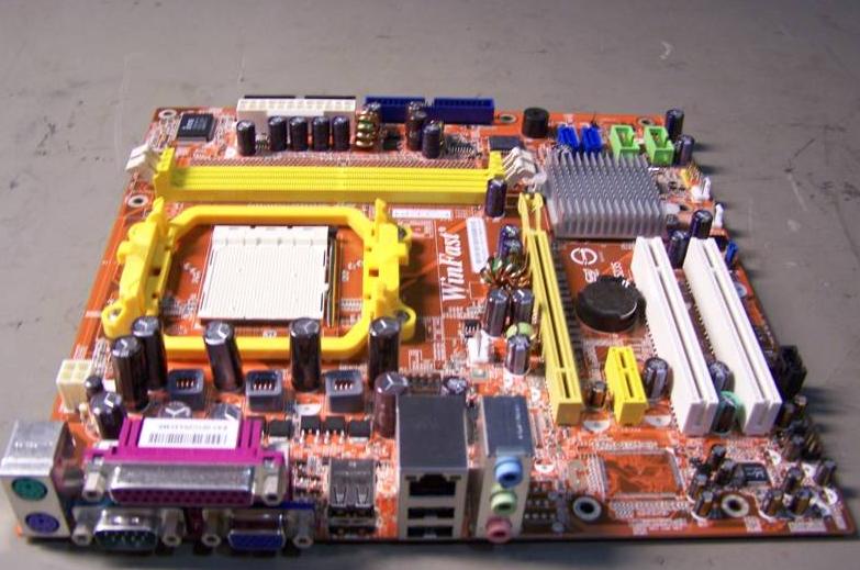ECS MCP61SM2MARS2H Socket-AM2 Athlon 64 DDR2 800MHZ Motherboard