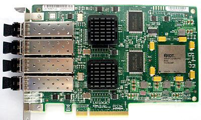 LSI Logic LSI7404EP-LC 4-Port 4GB PCI-Express Fibre Channel Host Bus Adapter