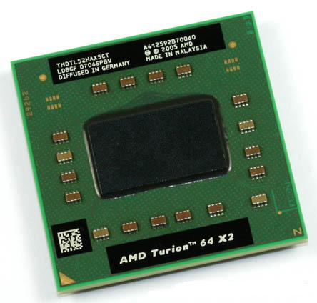 AMD TMDTL56HAX5DC Turion 64 X2 Mobile Technology TL-56 1.8GHZ L2 512KB Socket-S1 CPU: OEM