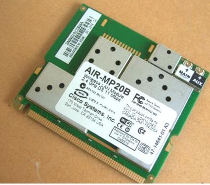 Cisco AIRONet AIR-MP20B Series Mini-PCI 802.11B Wireless NetworkCard