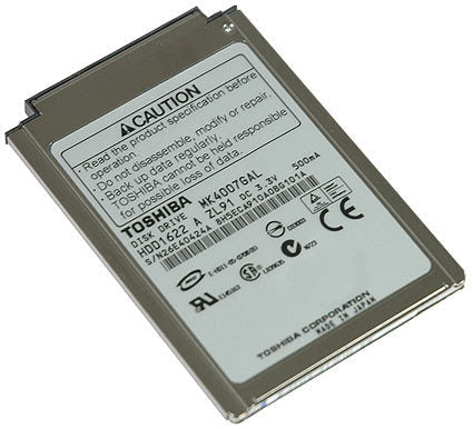 Toshiba 40GB 4200Rpm 2MB Cache IDE Ultra ATA100 / ATA-6 1.8" Internal Hard Drive (MK4007GAL/HDD1622)