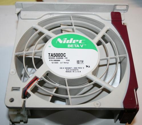 Nidec TA500DC Beta-V 48VDC Polarity Protected 127x38mm Cooling Fan