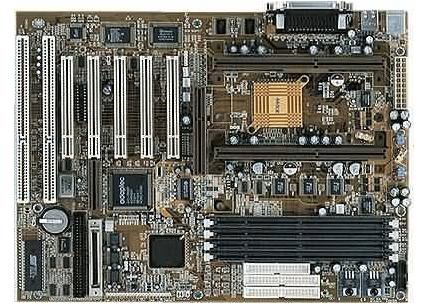 ECS P6LX2-A Intel 440LX Pentium II Dual Slot 1 ATX Motherboard
