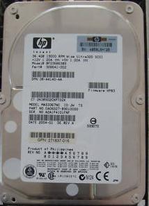 HP/Compaq BF036863B5 36.4GB 15KRPM Ultra-320 SCSI Hot Pluggable 3.5" Hard Drive