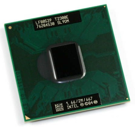 Intel LF80539GF0282ME Intel Core Duo T2300E 1.66GHZ 667MHZ Socket-M Processor