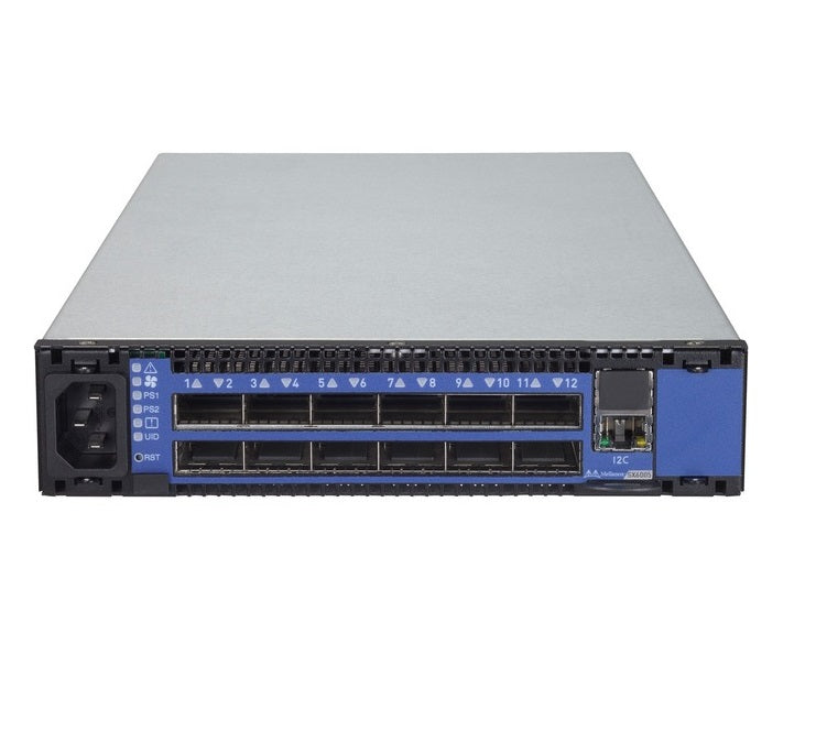 Mellanox Switch 12-Ports QSFP Unmanaged 1U Rack Mount SwitchX-2  MSX6005F-1BFS