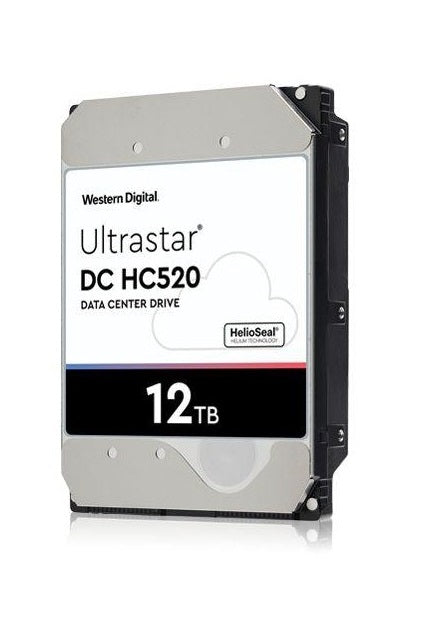 Western Digital HUH721212ALE604 / 0F30146 Ultrastar DC HC520 12TB 7200RPM SATA 6Gbps 3.5-Inch Hard Drive