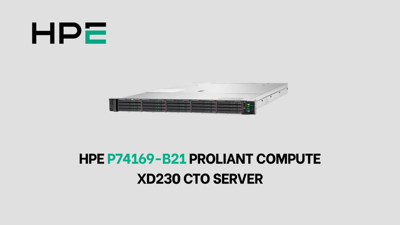 HPE ProLiant Compute XD230: Compact Rack Server for Data Center Efficiency