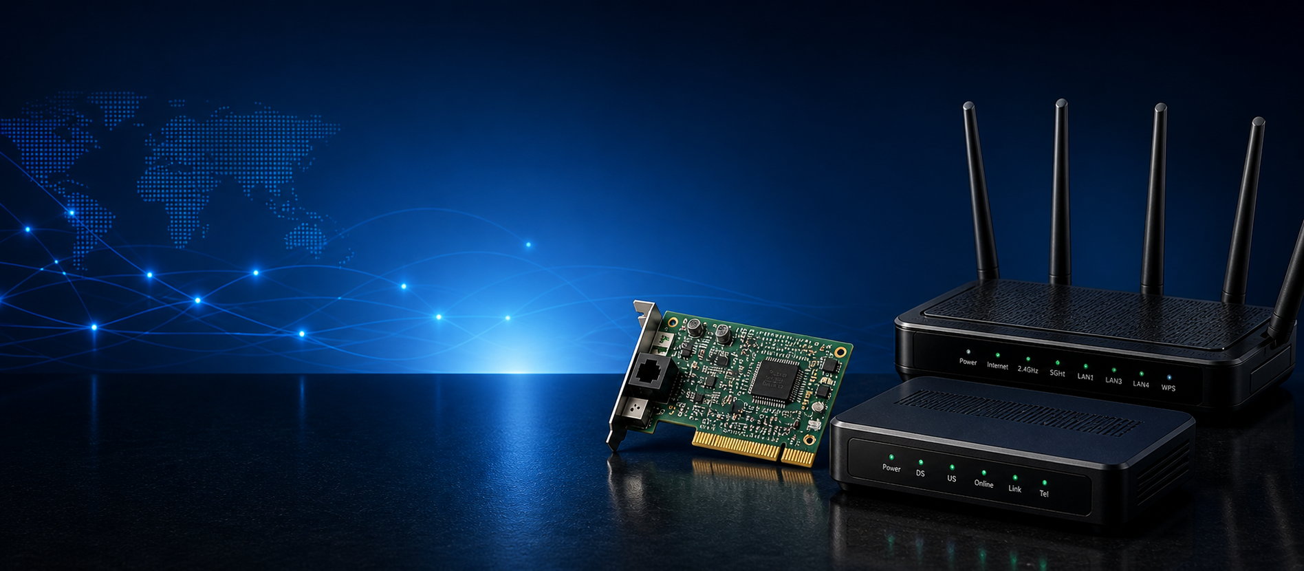 Modems - Analog, Digital Modem & PCI Card
