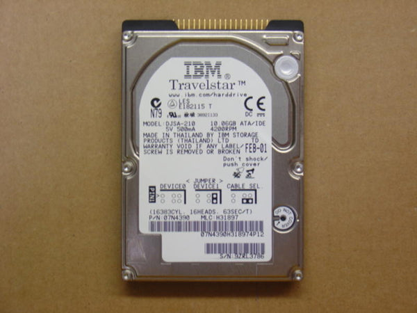 IBM Travelstar 10.0GB 4200 RPM 9.5MM Ultra DMA/ATA-4 IDE/EIDE