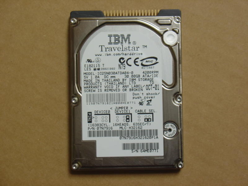IBM Travelstar 20.0GB 4200 RPM 9.5MM Ultra DMA/ATA-5 IDE/EIDE
