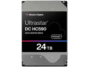 Western Digital 0F59373 Ultrastar DC HC500 WUH722624AL5204 24TB 512MB 7200RPM SAS 3.5in Hard Drive