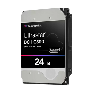 Western Digital 0F65642 Ultrastar DC HC590 24TB 512MB 7200RPM SATA 3.5in Hard Drive