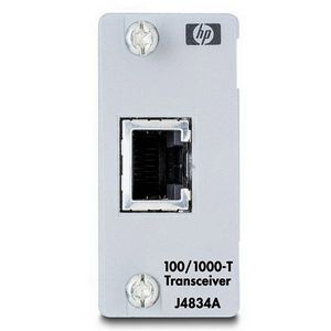 HP J4834A Procurve 100/1000-T TRANSCIEVER With One 100/1000 Auto-Sensing Port