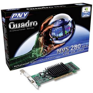 Nvidia VCQ4280NVS-PB Quadro 4 280 64MB AGP Video Card