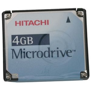 Hitachi 3K4 4GB CFII 3600RPM 128KB Buffer MicroDrive