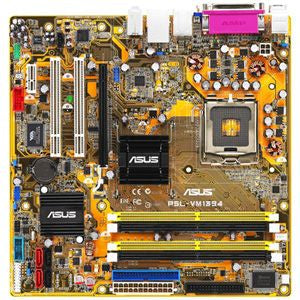 Asus P5L-VM 1394 Intel945GCE Socket-LGA775 Core 2 Extreme DDR2 677MHZ A L U-ATX Motherboard ( with backplate only)