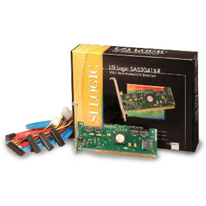 LSI LSI00033-F SAS3041X-R 4-Port PCI-X SAS/SATA Raid ControllerCard