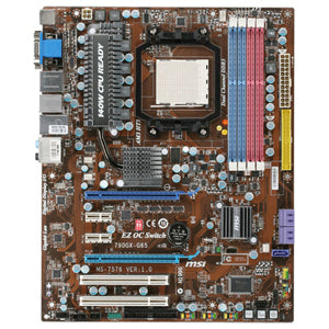 MSI 790GX-G65 AMD AMD Phenom-II 790GX SAM3 PGA-941 16Gb DDR3 ATX Motherboard