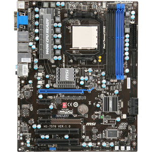 MSI 785G-E53 AMD 785G Socket-AM3 AMD Phenom II DDR3 1600MHZ ATX Motherboard