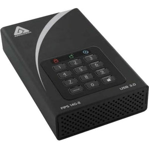 Apricorn Aegis Padlock DT FIPS ADT-3PL256F-2000 2TB 3.5-in Black External Desktop Hard Drive