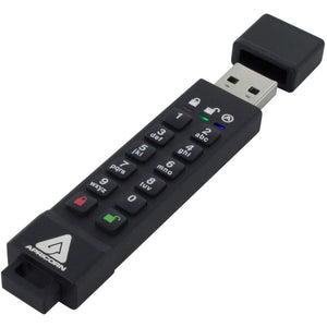 Apricorn 64GB Aegis Secure Key 3z ASK3Z-64GB 256-bit AES Flash Drive