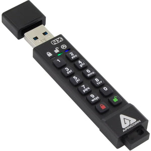 Apricon Aegis Secure Key 3NX ASK3-NX-16GB 256 Bit AEX XTS 16GB Black Flash Drive