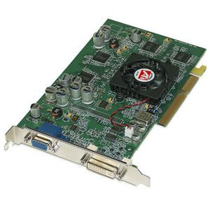 HP A9654A ATI FireGL Z1 FGL 9500 128MB AGP Pro Video Card