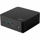 MSI CUBI NUC 1M-011US Desktop Computer - Intel Core 3 100U - 8 GB - 500 GB SSD - Black