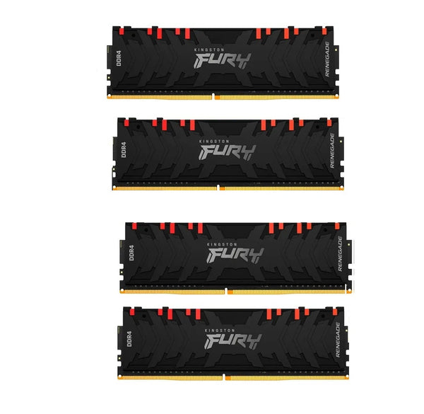 Kingston KF432C16RB1AK4/64 64GB Fury Renegade RGB DDR4 SDRAM Memory Kit