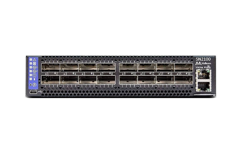Mellanox MSN2100-CB2F Spectrum 16-Ports Dual Core x86 Open Ethernet Switch