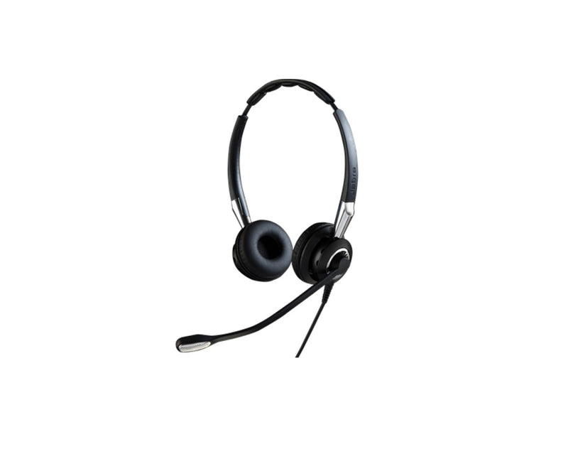 Jabra 2489-820-209 BIZ 2400 II QD Duo Stereo 1.2-Inch 100 -6500 Hz On-Ear Headset