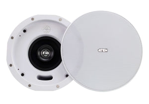 ATEN AS104 30W 100Hz 4-Inch Coaxial Ceiling Mountable Speaker.