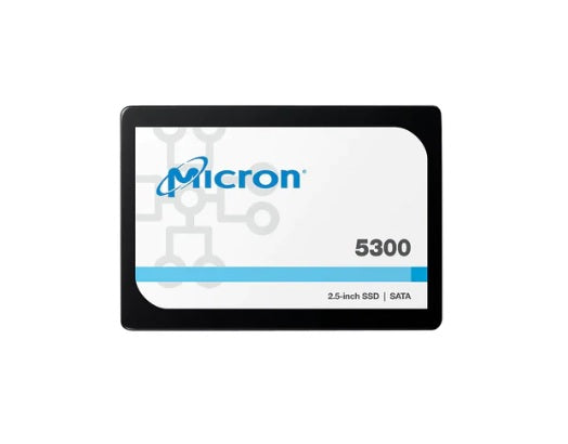 Micron MTFDDAK7T6TDS-1AW1ZABYYT 5300Pro 7.68TB SATA6Gbps 2.5-Inch Solid State Drive