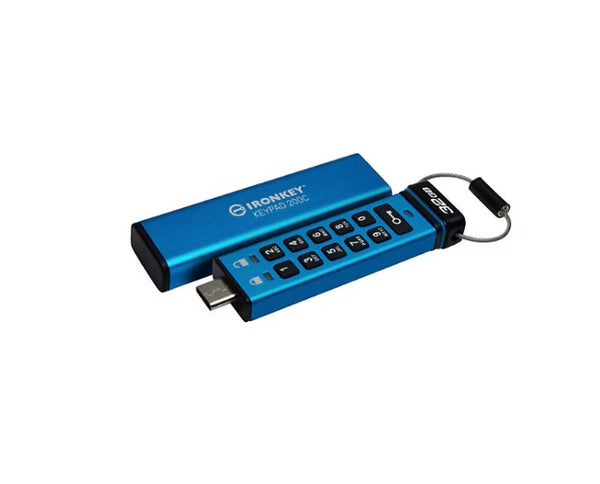 Kingston IKKP200C/32GB IronKey 200-Series USB Type-C Keypad Drive