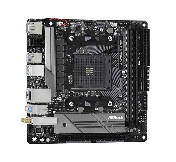 ASRock A520M-ITX/ac AM4 AMD A520M 64GB 3rd Gen‎‎ Mini ITX Motherboard