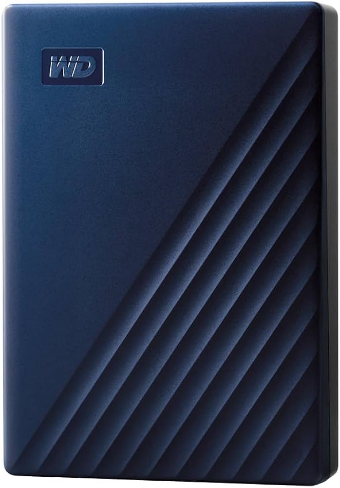 Western Digital WDBA2F0050BBL-WESN My Passport Ultra 5TB USB 3.0 Type-C External Hard Drive for Mac Silver.