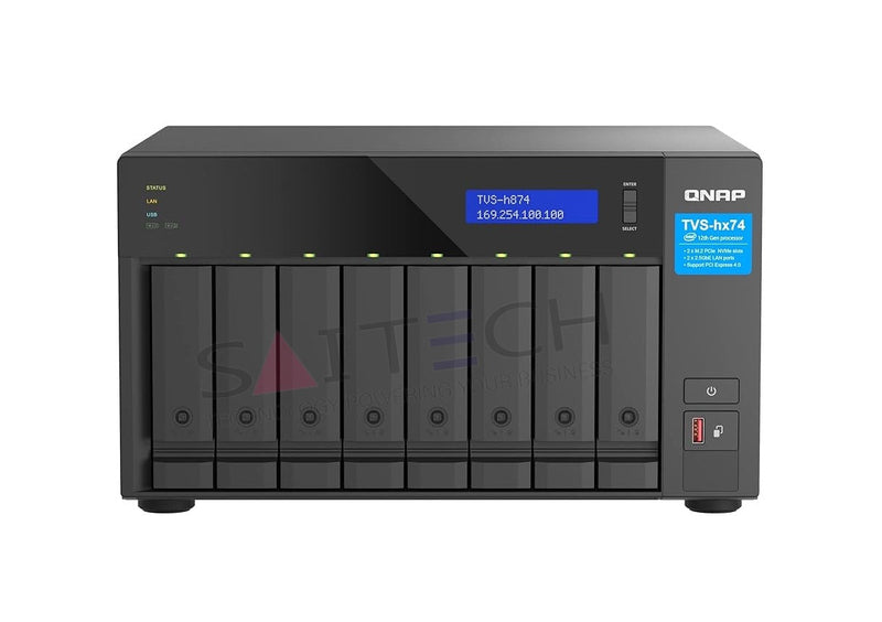 Qnap Tvs-H874-I7-32G-Us 12-Core 8-Bays Nas Network Storage Storages
