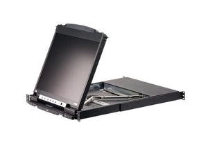 Aten CL5816NCKIT 16-Ports 19-Inch Multi-View Dual Rail LCD Console KVM Switch