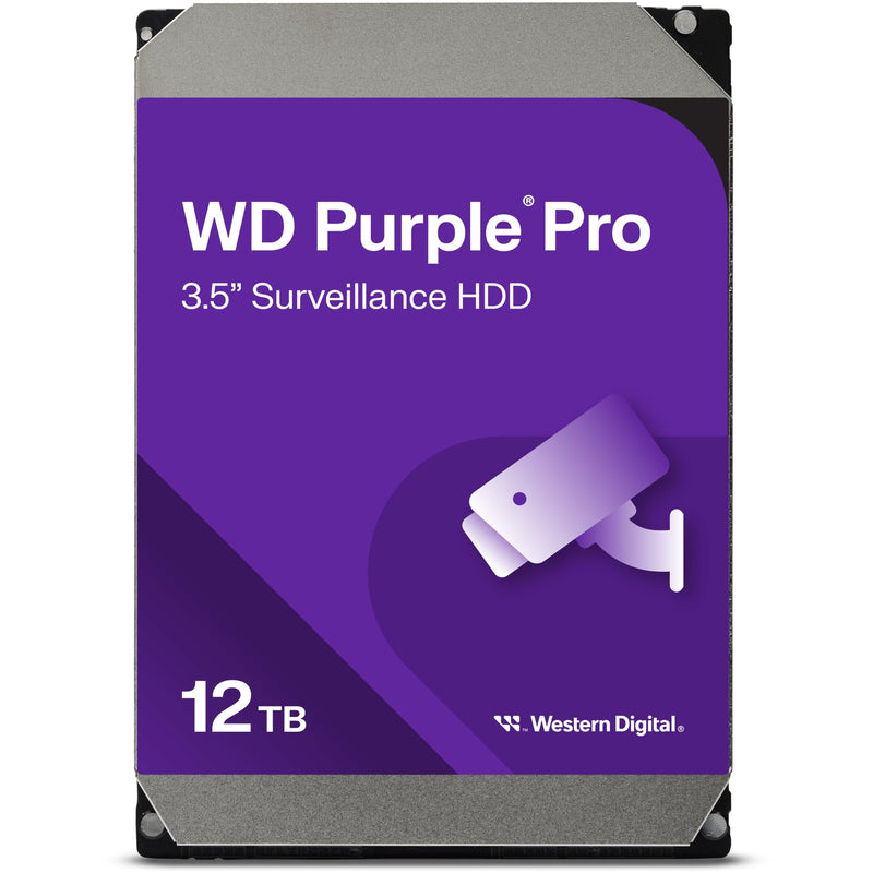 Western Digital WD121PURP Purple Pro 12TB 7200RPM SATA-6.0Gbps 3.5-Inch Hard Drive