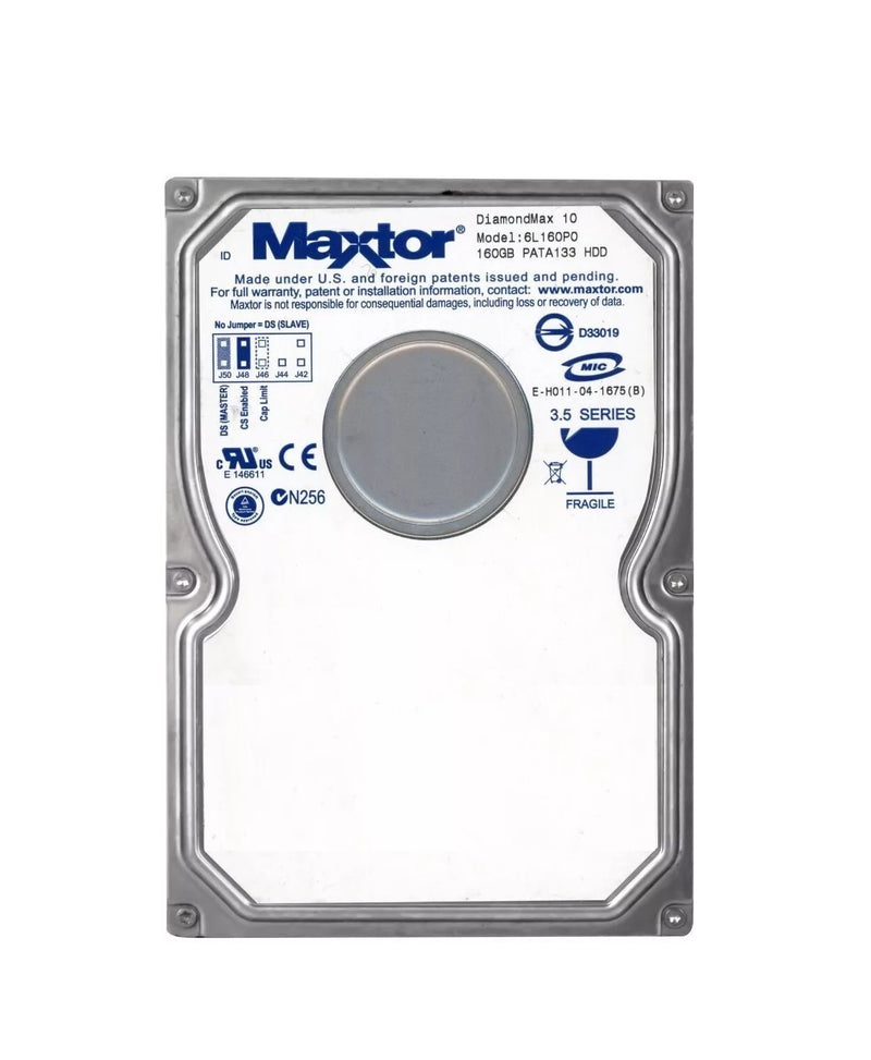 Maxtor 6L160P0 Series-DiamondMax10 160GB IDE Ultra ATA133 7200RPM 3.5-Inch Hard Drive.