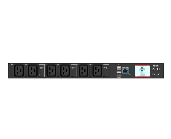 Raritan Px3-5118R 6-Outlets 208V 8600Va Rack-Mount Power Distribution Unit