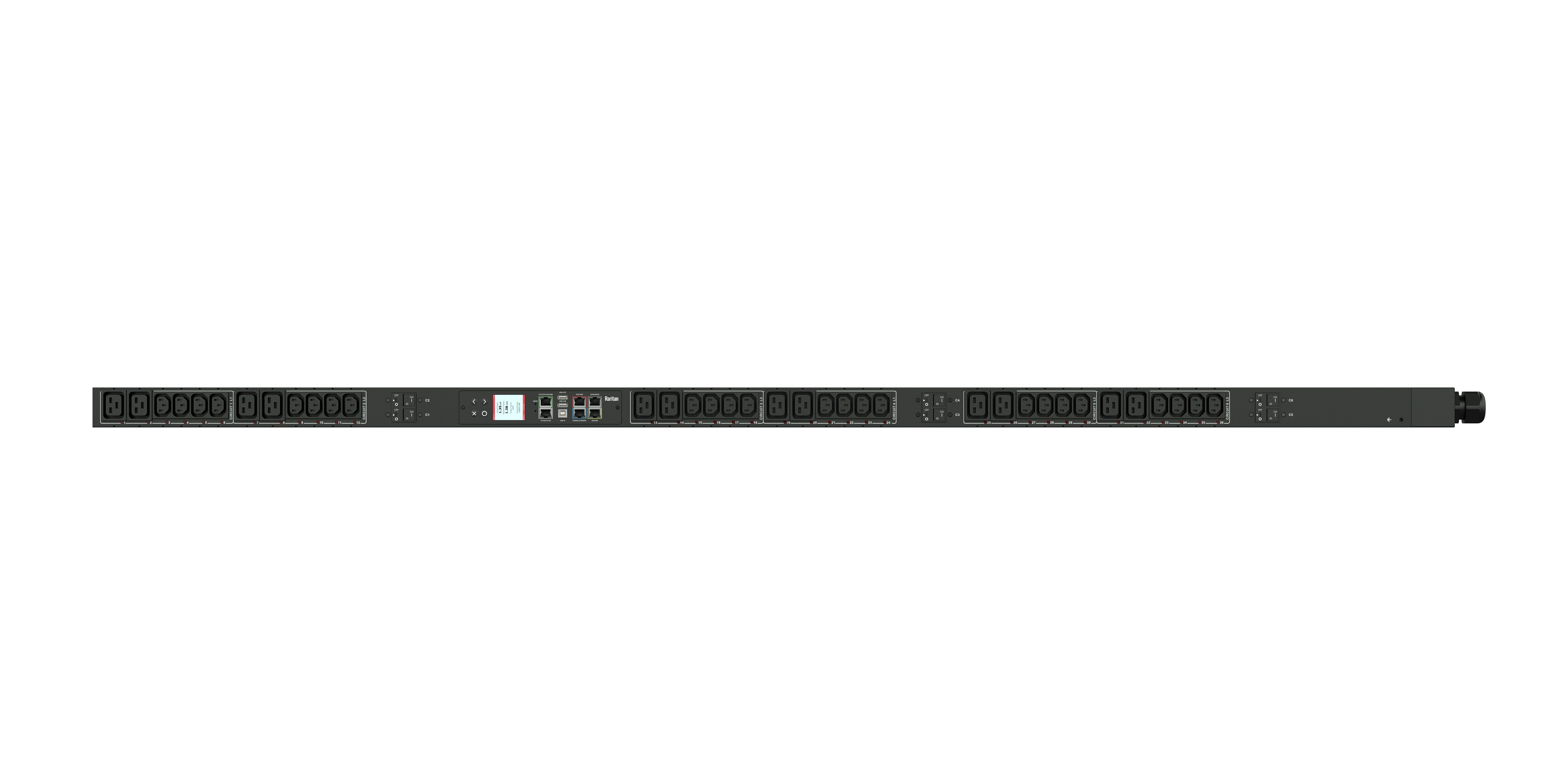 Raritan PX3-5730V-V2 36-Outlets 400V 22.2KVA Rack-Mountable PDU