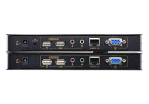 ATEN CE800B 1600 x 1200 1-Port USB VGA Cat 5 KVM Console.