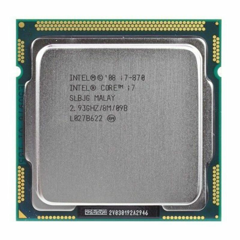 Intel Bx80605I7870 Core I7-870 2.9Ghz Lga-1156 Quad-Core Processor Simple