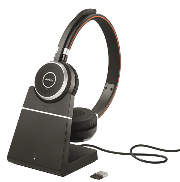 Jabra 6599-833-399 Evolve 65 Se Ms Stereo 1.1-Inch 100 -10000 Hertz Headset With Link380A Stand