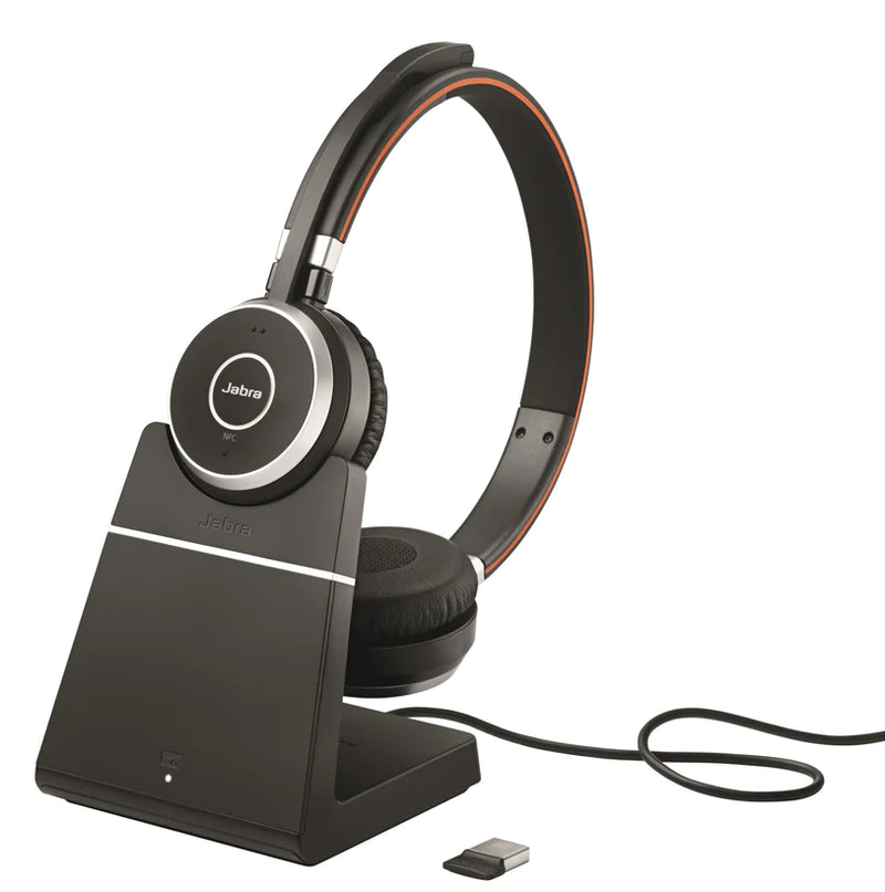 Jabra 6599-833-399 Evolve 65 SE MS Stereo 1.1-Inch 100 -10000 hertz Headset With LINK380A Stand
