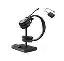 Jabra 14207-63 Evolve2 65 Wired (Headset) USB Type C Black Charging Stand